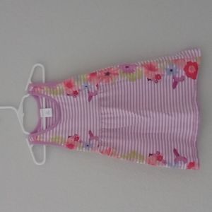 Gymboree floral and striped dress for toddler girl